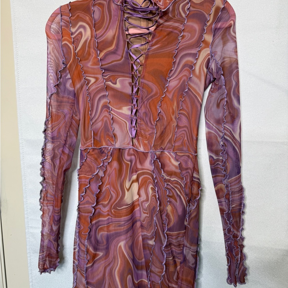 House of CB swirl dress
